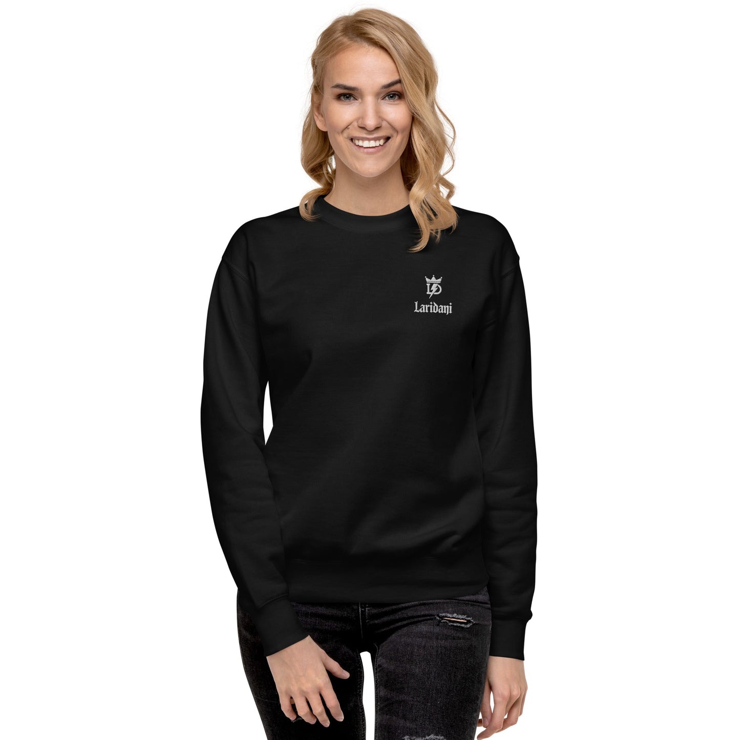 Minimalistisches Laridani Sweatshirt | Unisex-Premium-Pullover