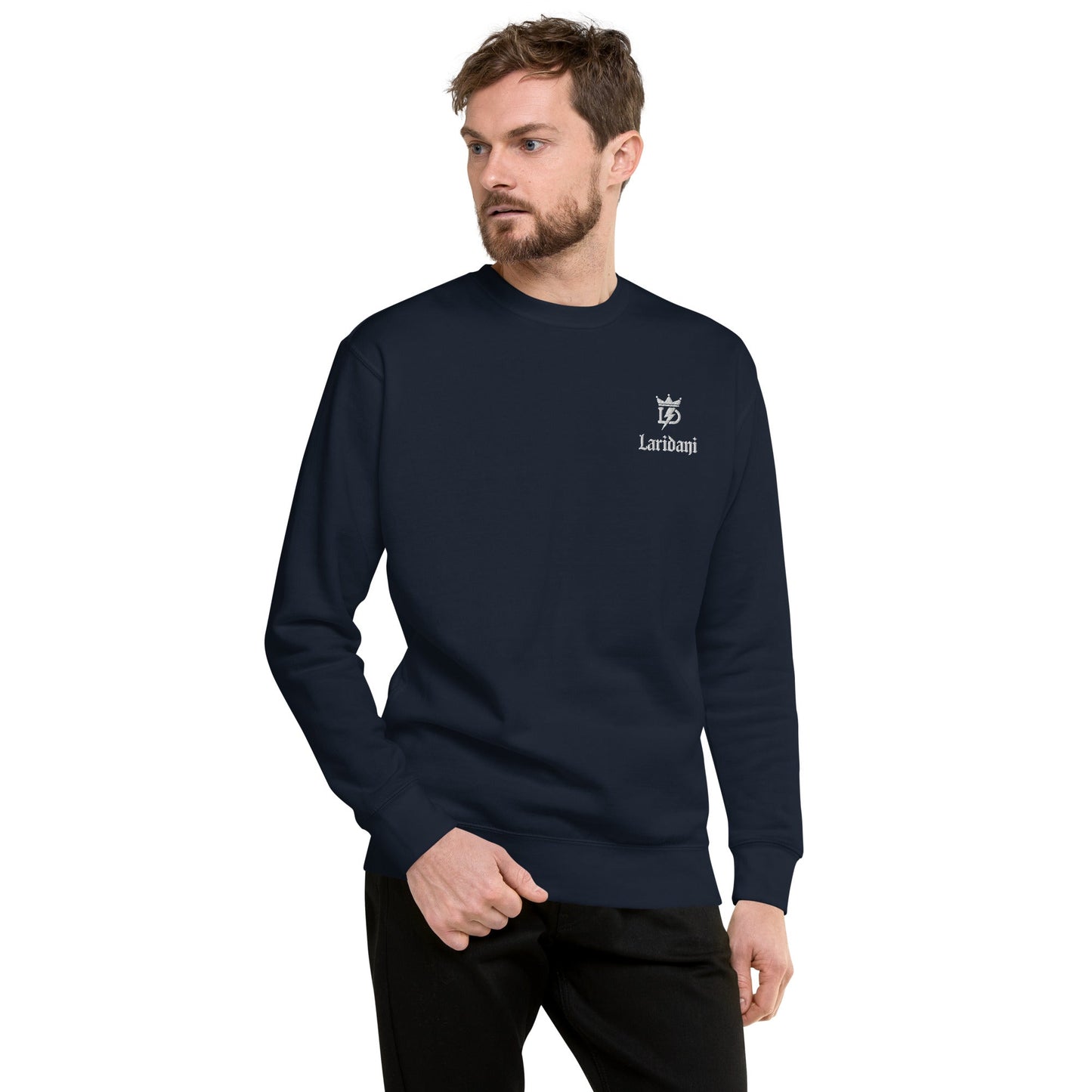 Minimalistisches Laridani Sweatshirt | Unisex-Premium-Pullover