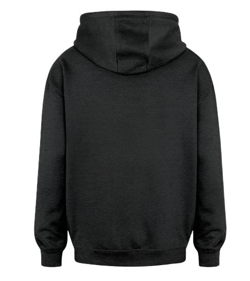 dunkelgrauer Laridani Oversized Hoodie mit Logo-Aufdruck – stylischer und bequemer Kapuzenpullover für den lässigen Look.